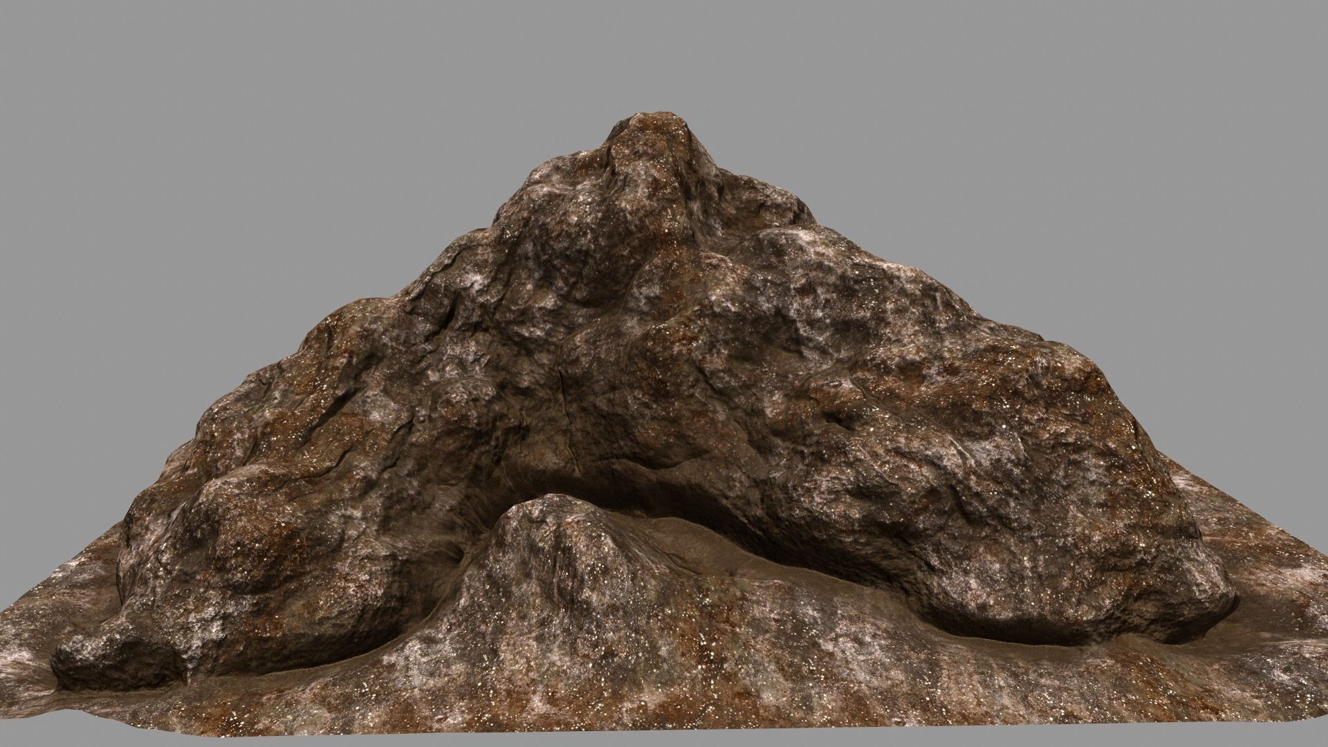 rock 1 mountain 3D model_4
