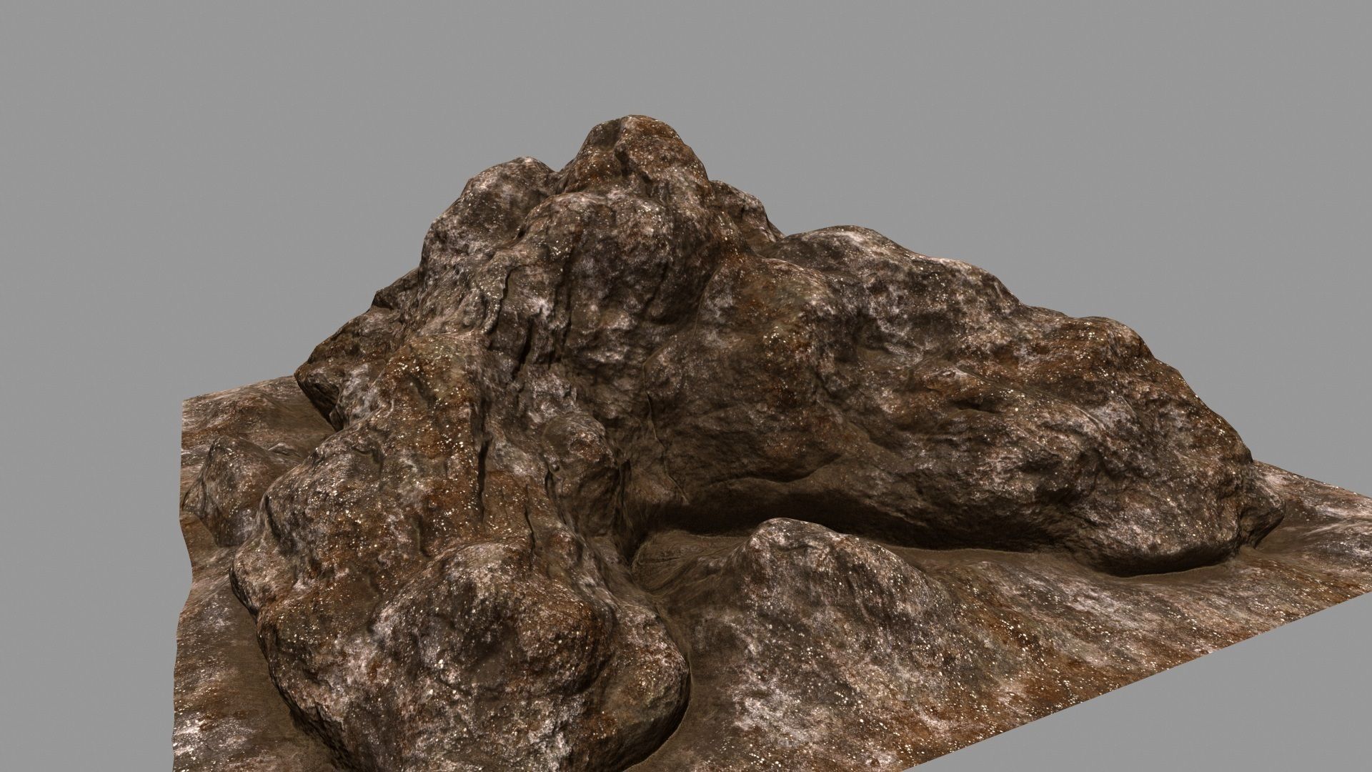 rock 1 mountain 3D model_5
