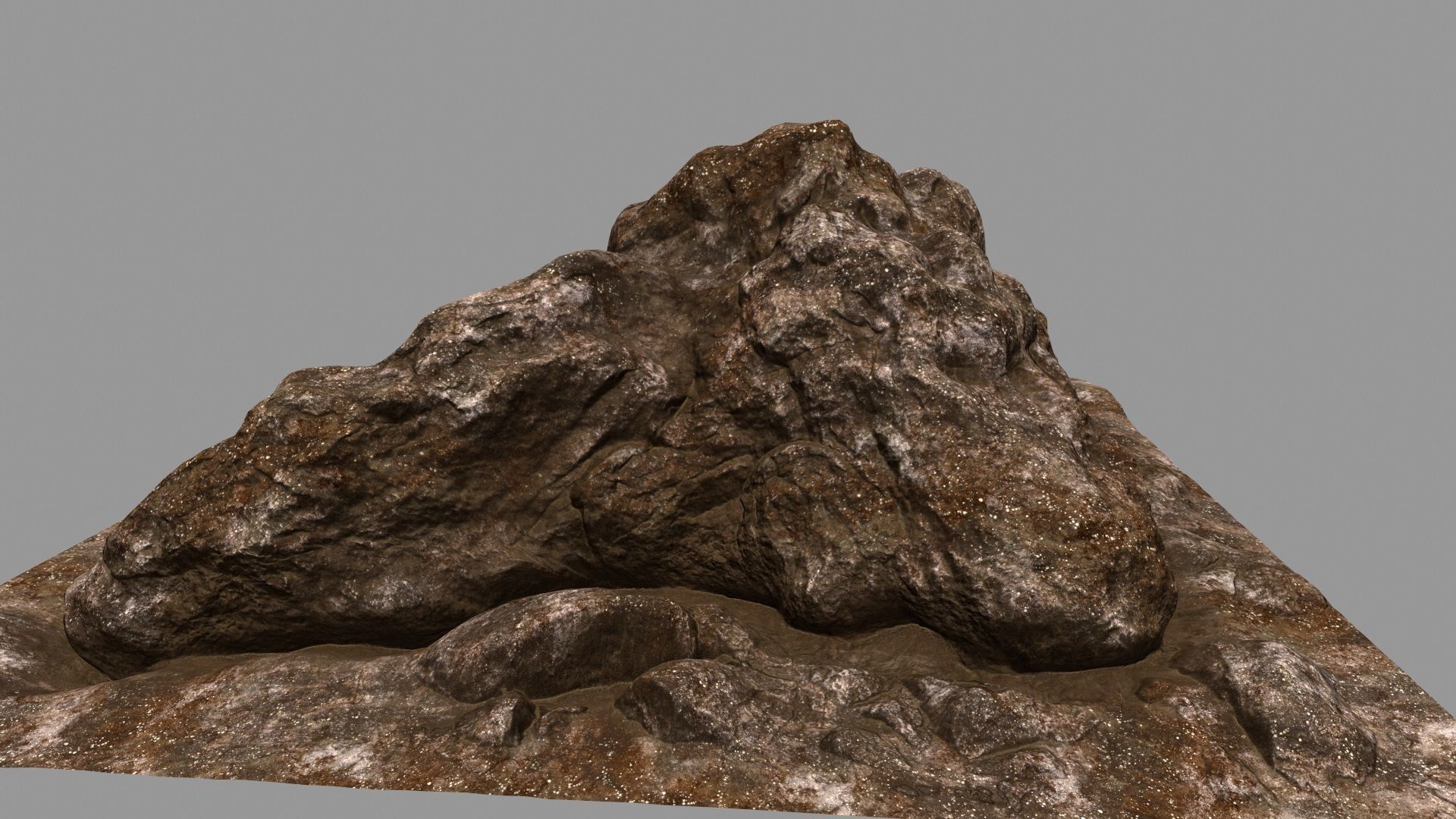 rock 1 mountain 3D model_2