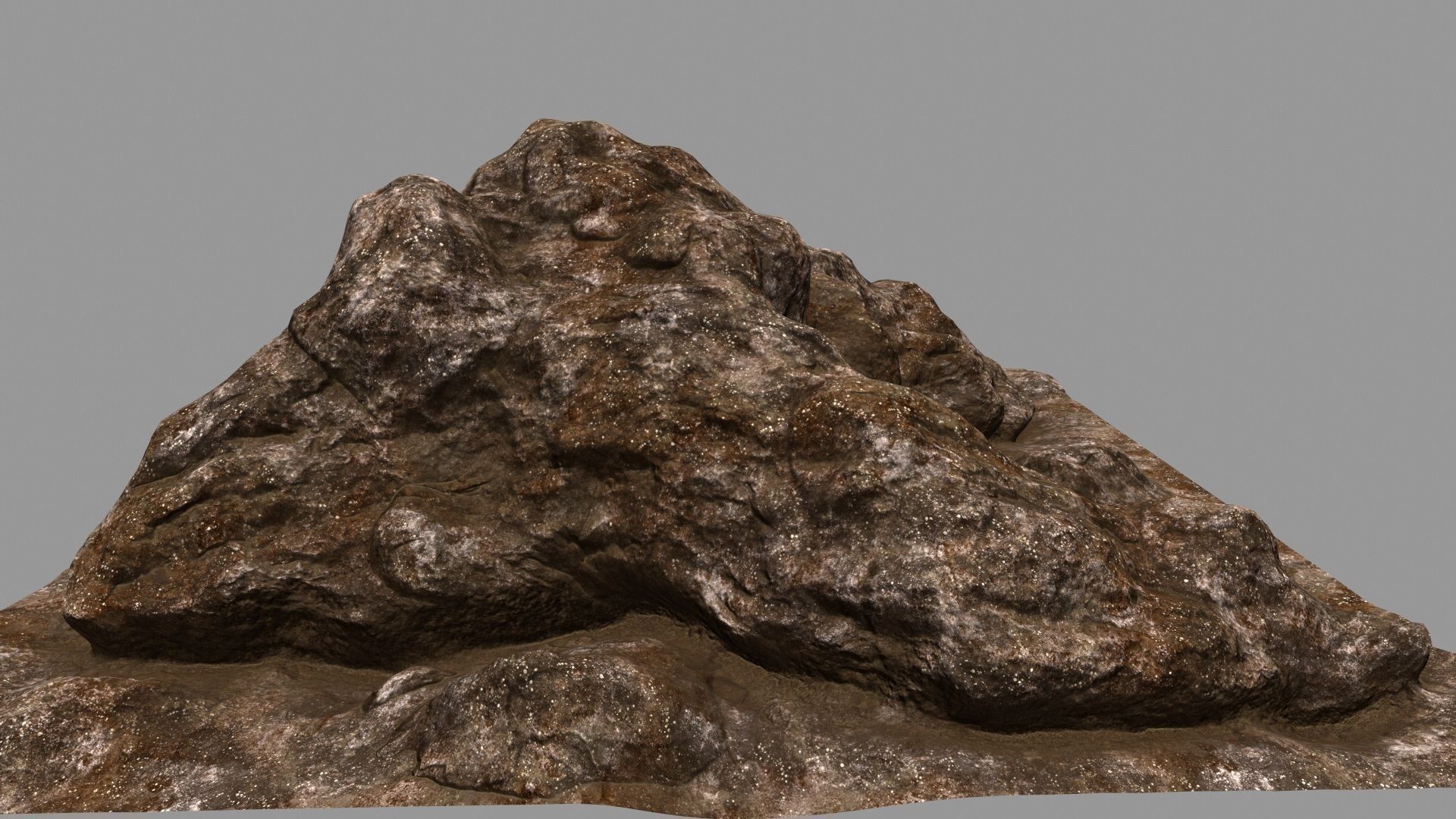 rock 1 mountain 3D model_9