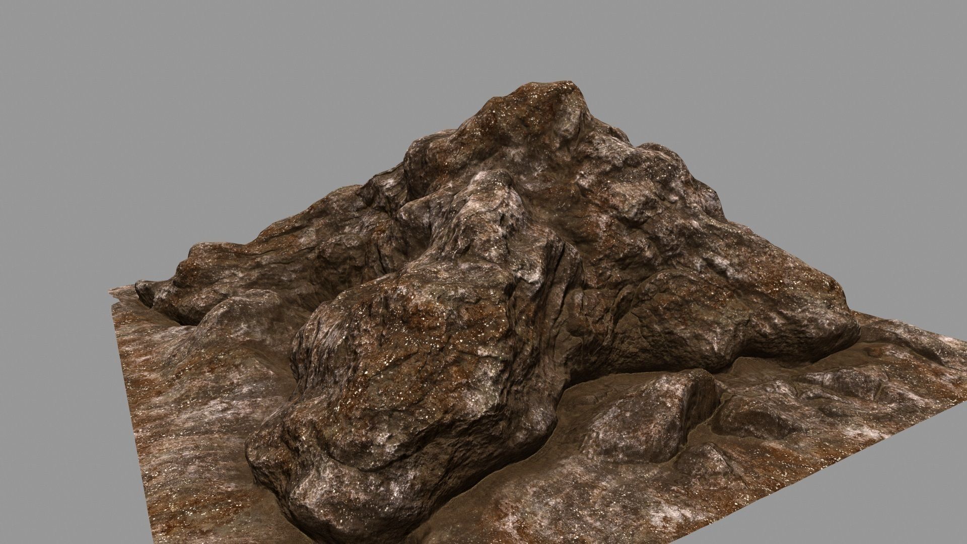 rock 1 mountain 3D model_6