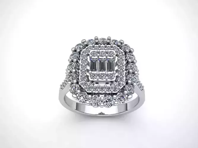 baguette diamond ring