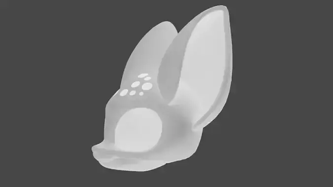 Wonderland Fox Canidae FurSuit Printable Head By SpaceSkulk