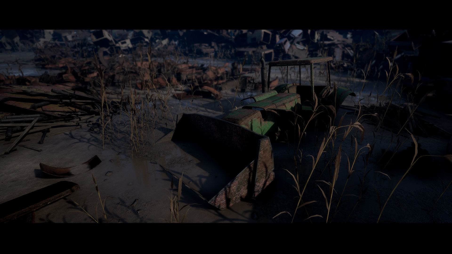 Junkyard Environment Low-poly 3D model_6