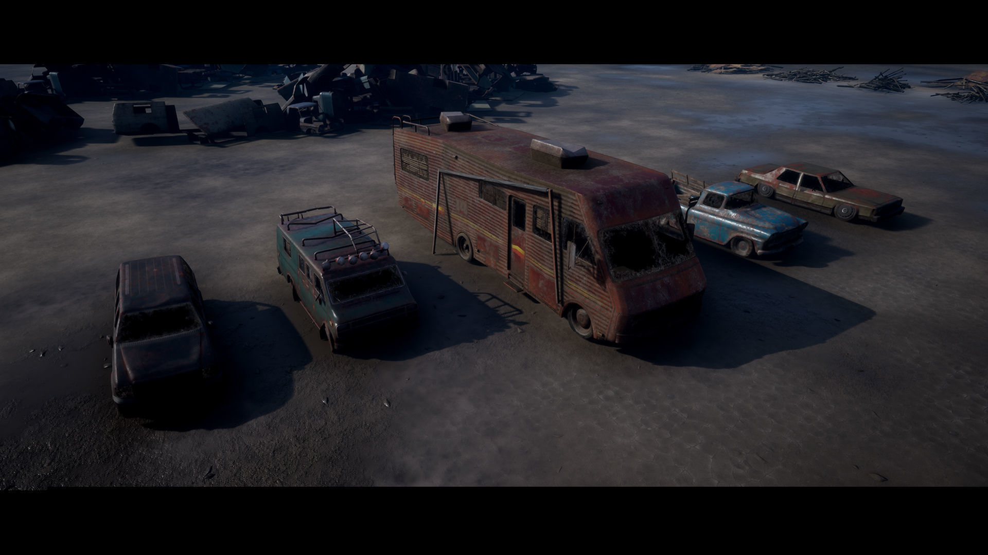 Junkyard Environment Low-poly 3D model_15