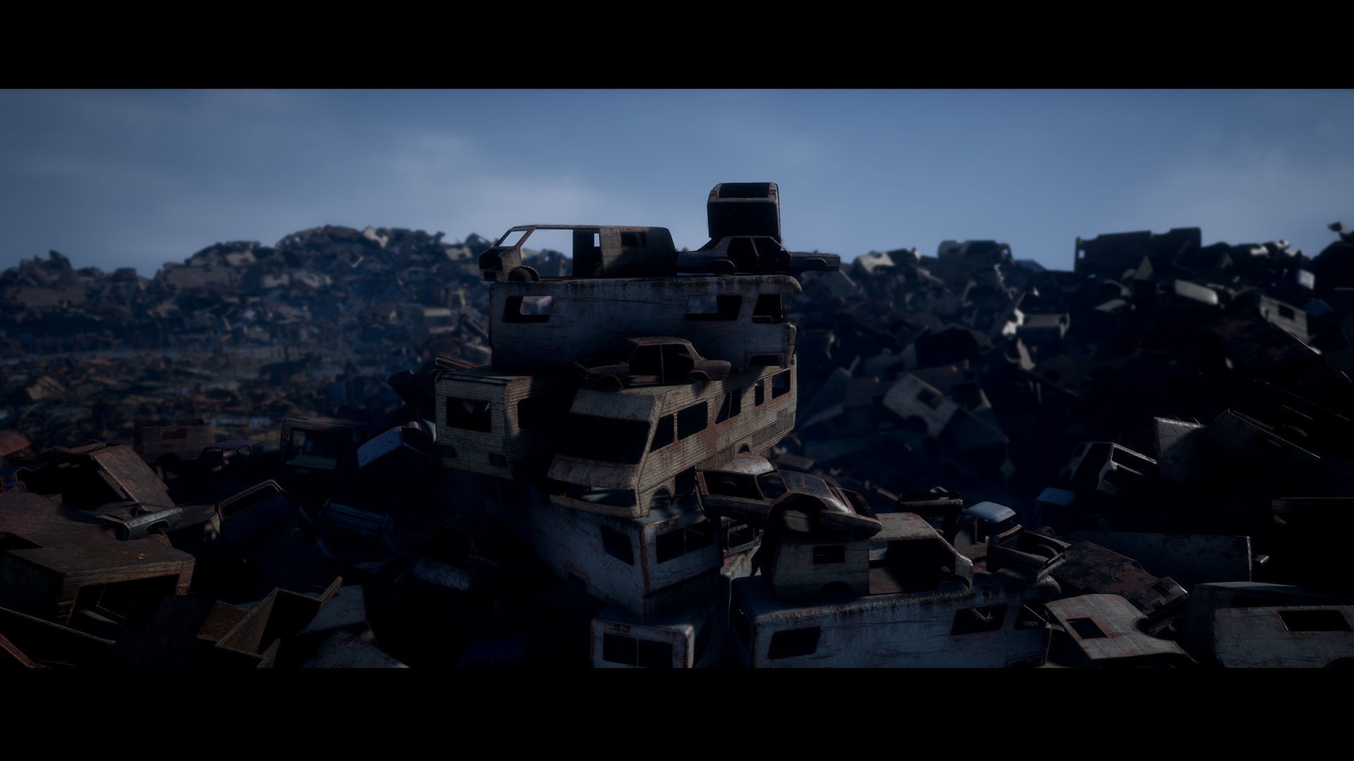 Junkyard Environment Low-poly 3D model_10