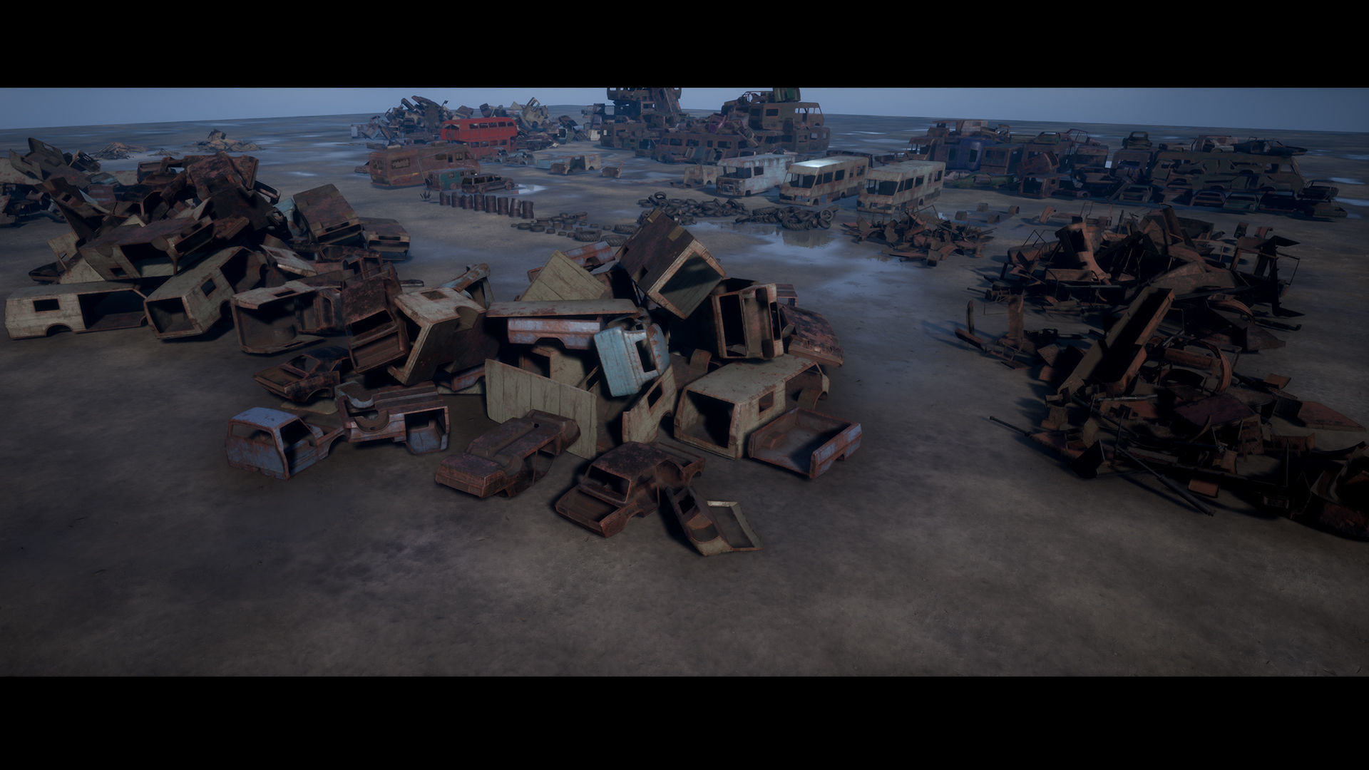 Junkyard Environment Low-poly 3D model_20