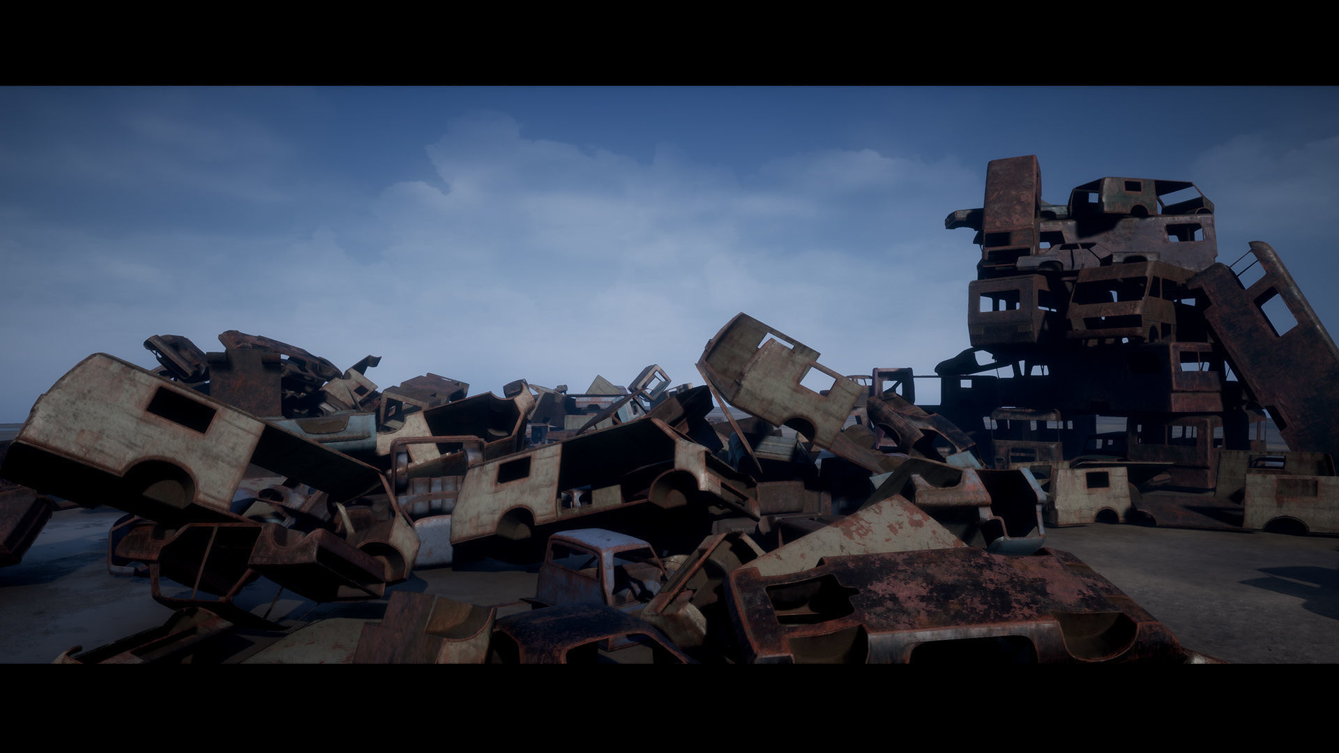 Junkyard Environment Low-poly 3D model_21