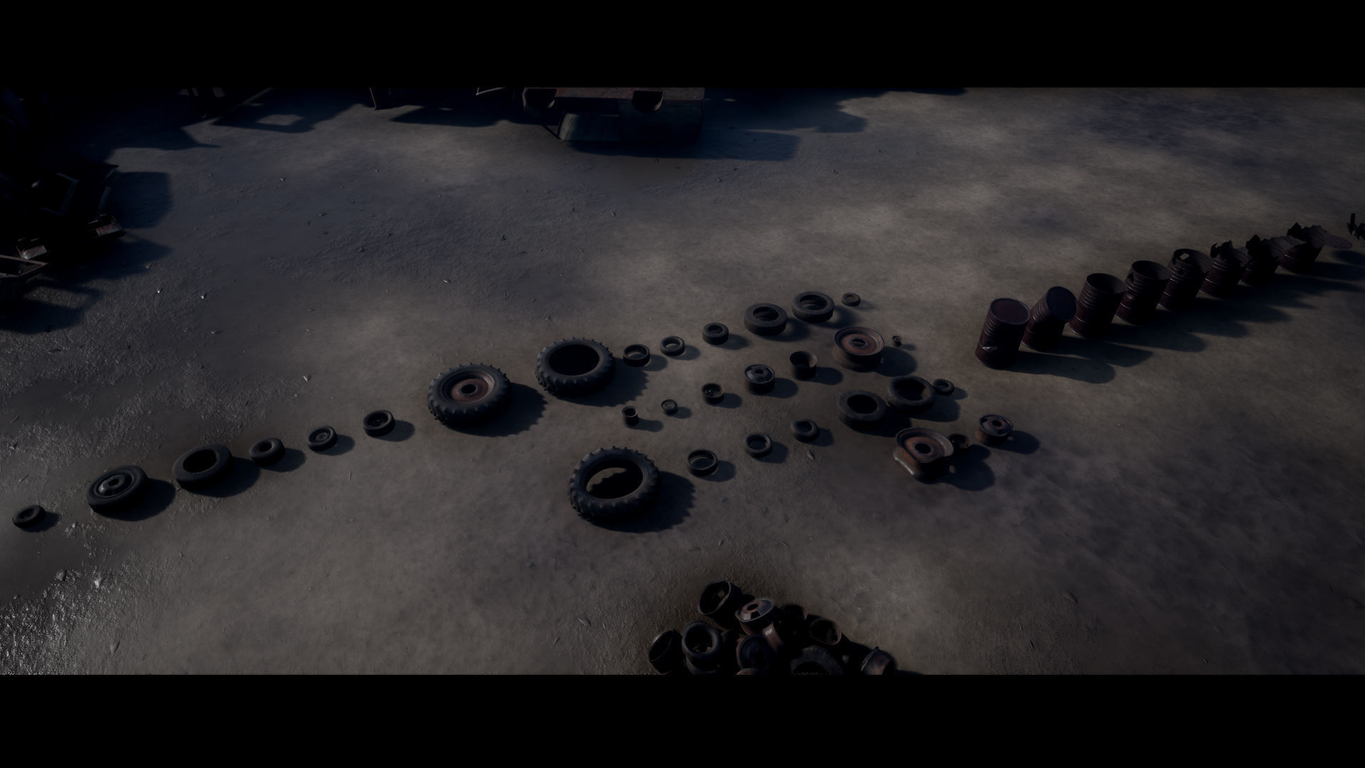 Junkyard Environment Low-poly 3D model_17