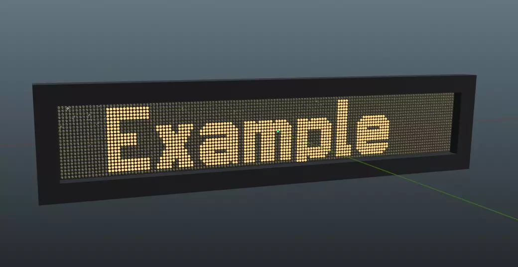Procedural Projection 3D model_0
