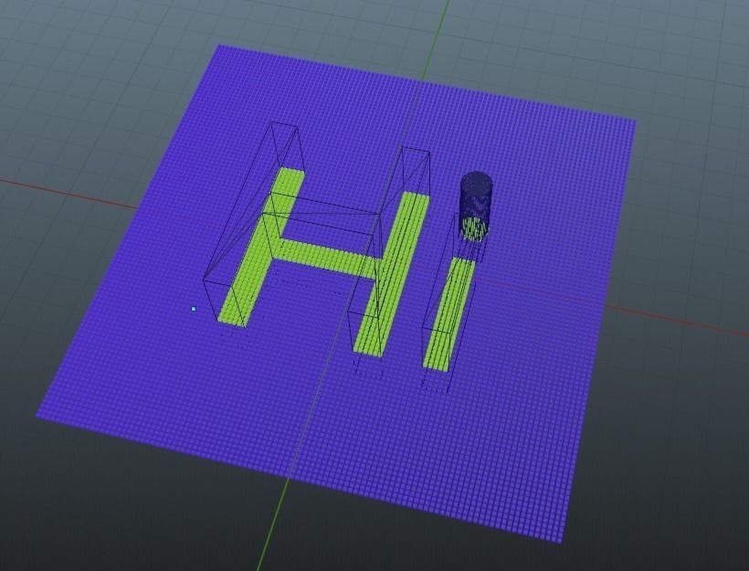 Procedural Projection 3D model_1