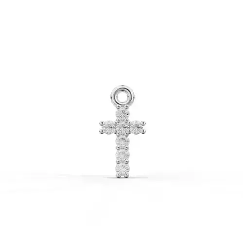 Cross-Pendant-Necklaces Round 1mm-01 3D print model