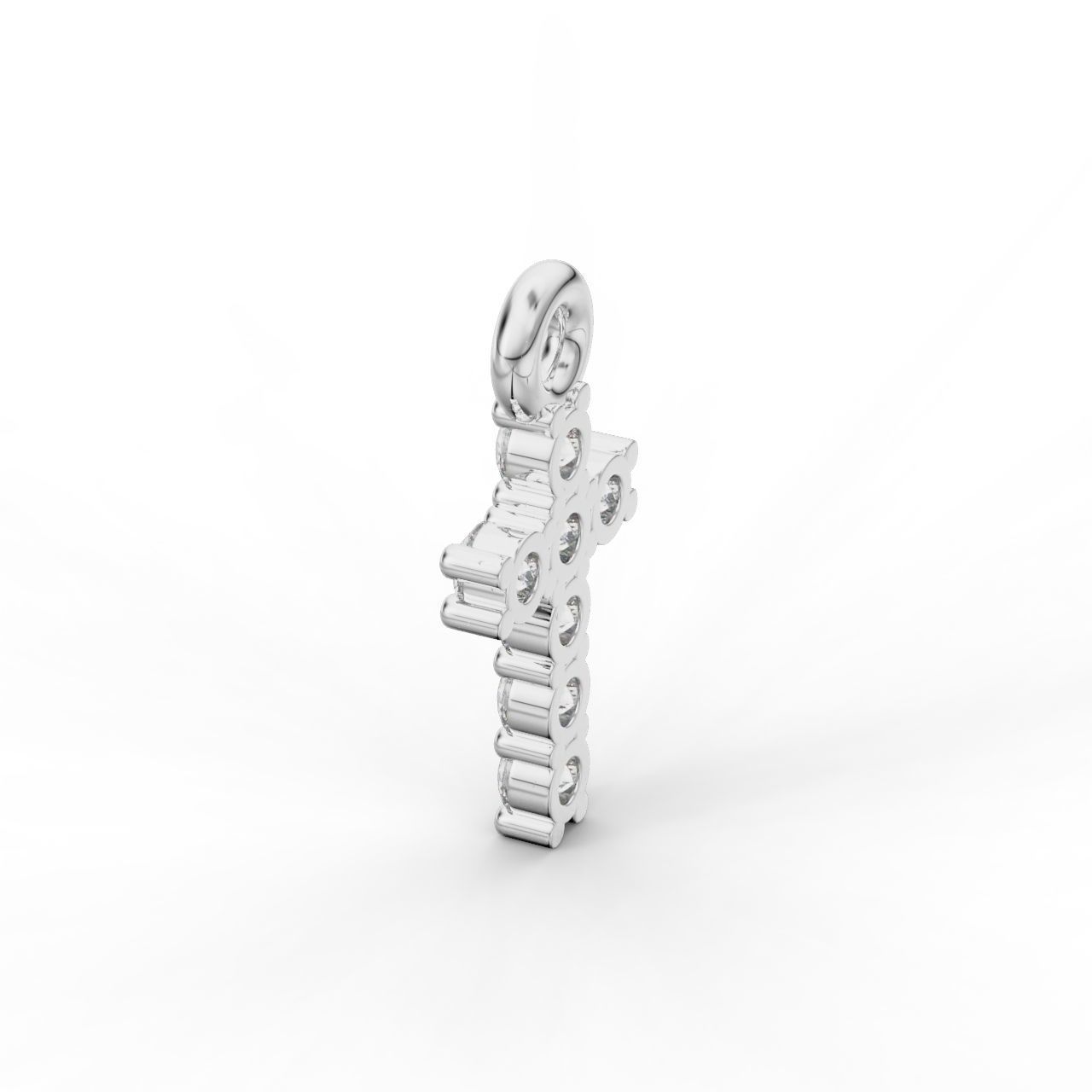 Cross-Pendant-Necklaces Round 1mm-01 3D print model_16