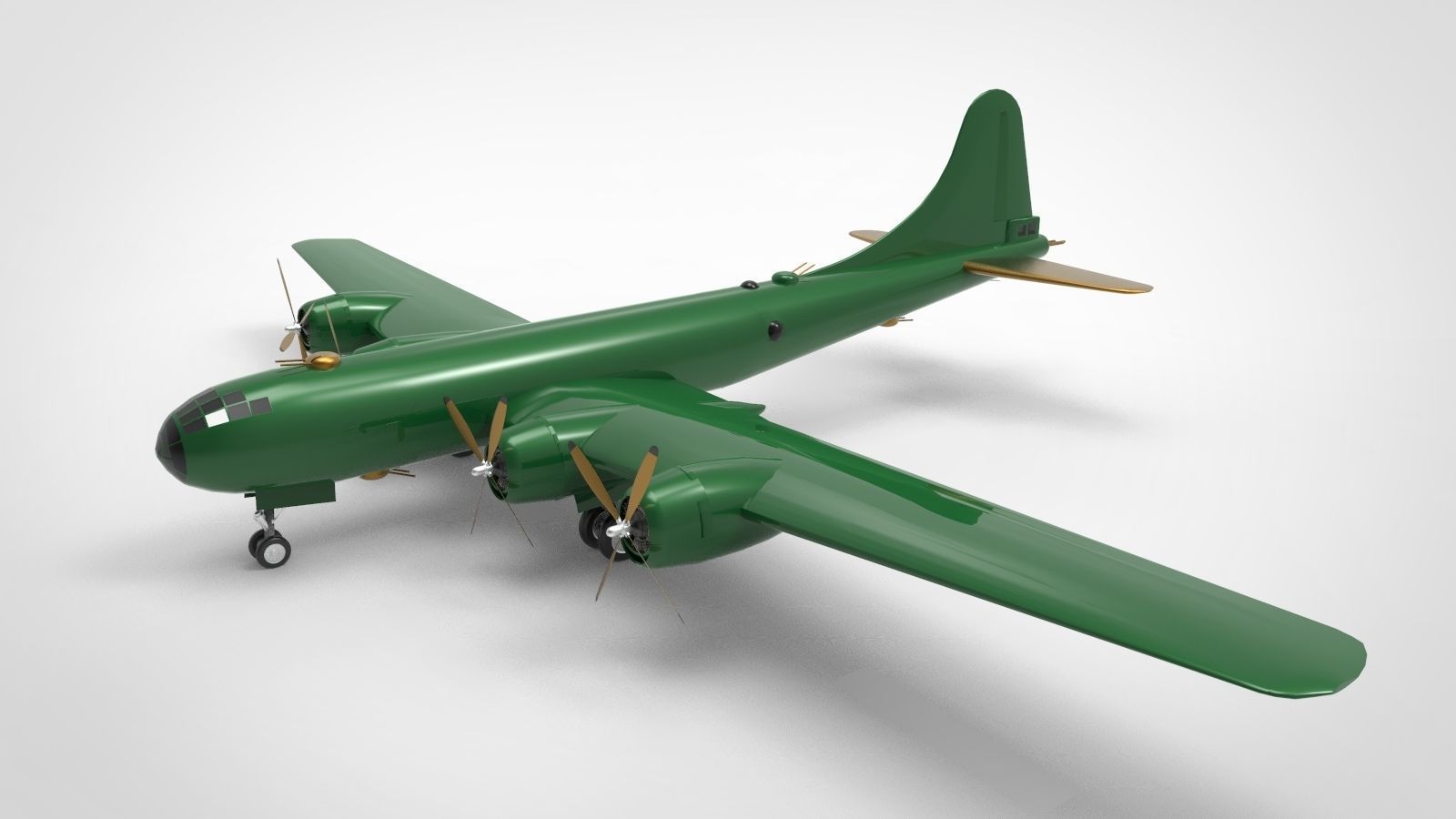 B-29 Superfortress 3D model_5