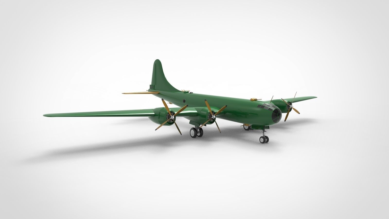 B-29 Superfortress 3D model_1
