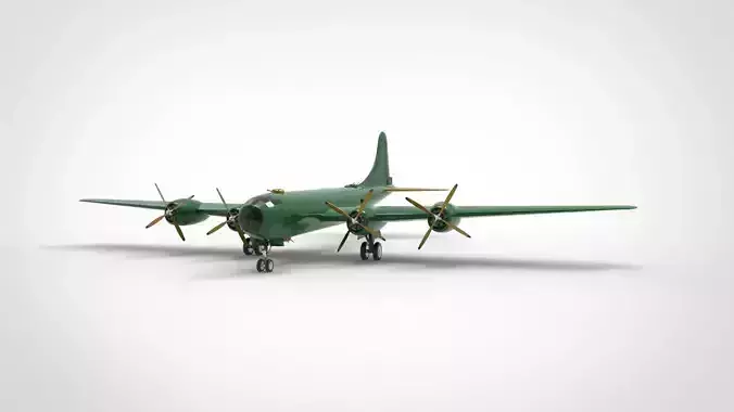 B-29 Superfortress 3D model  B-29 Superfortress 3D model