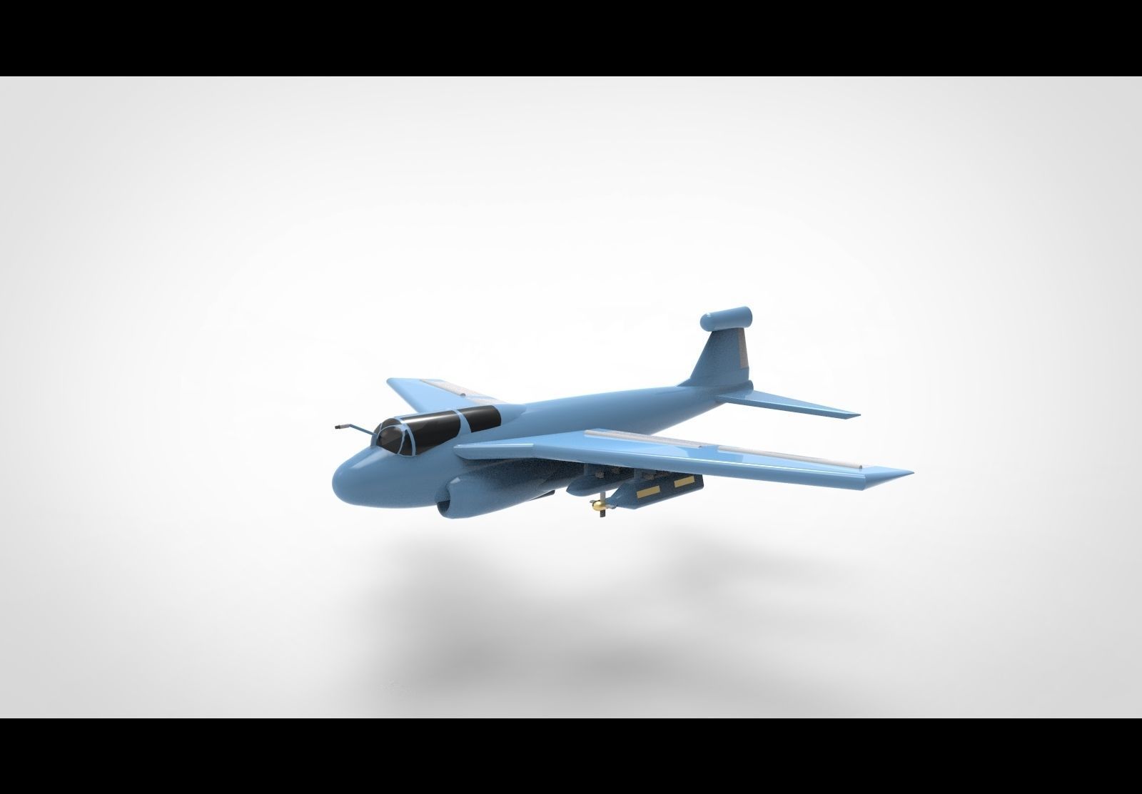Northrop Grumman EA-6B Prowler 3D model_1