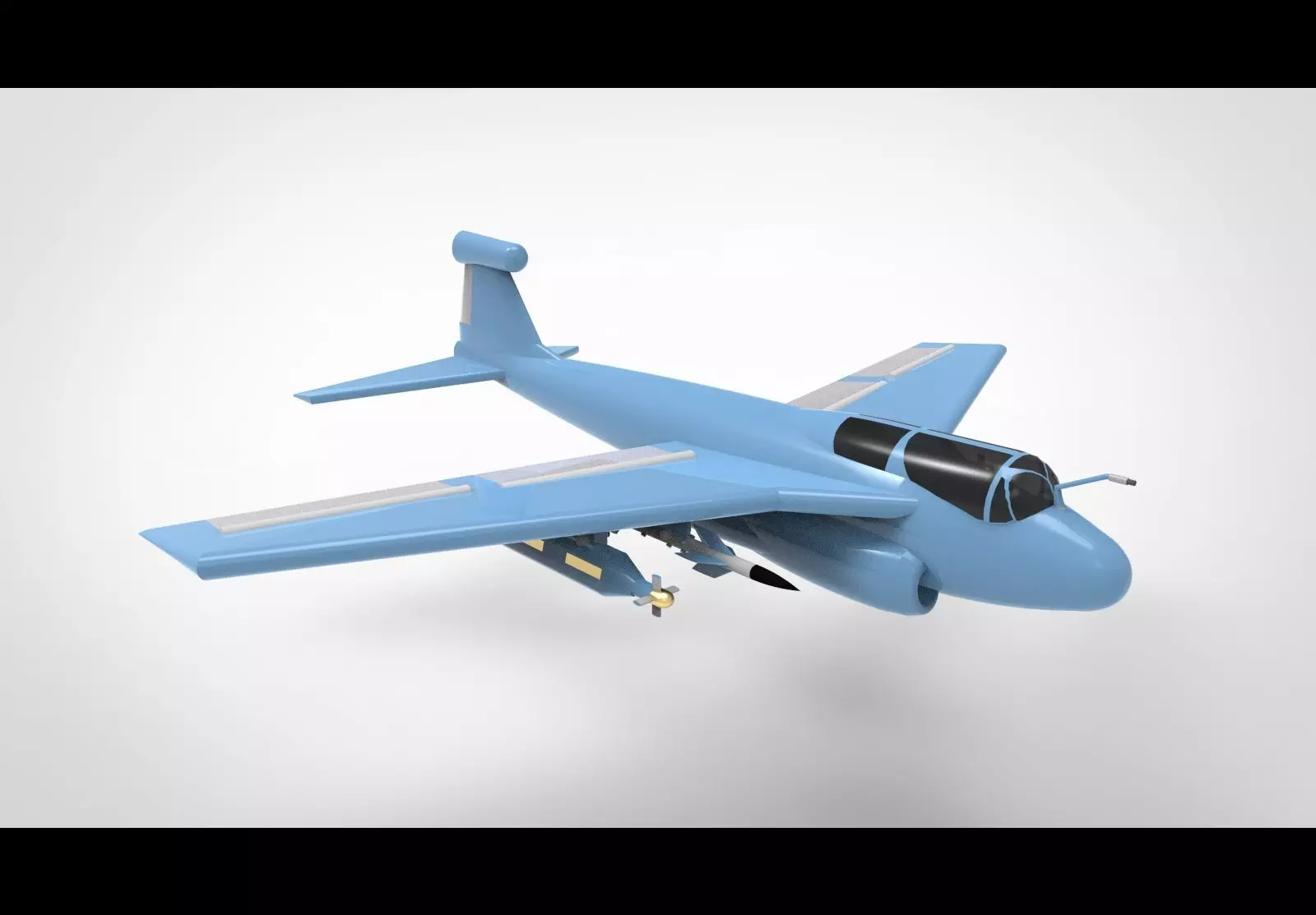 Northrop Grumman EA-6B Prowler 3D model_0