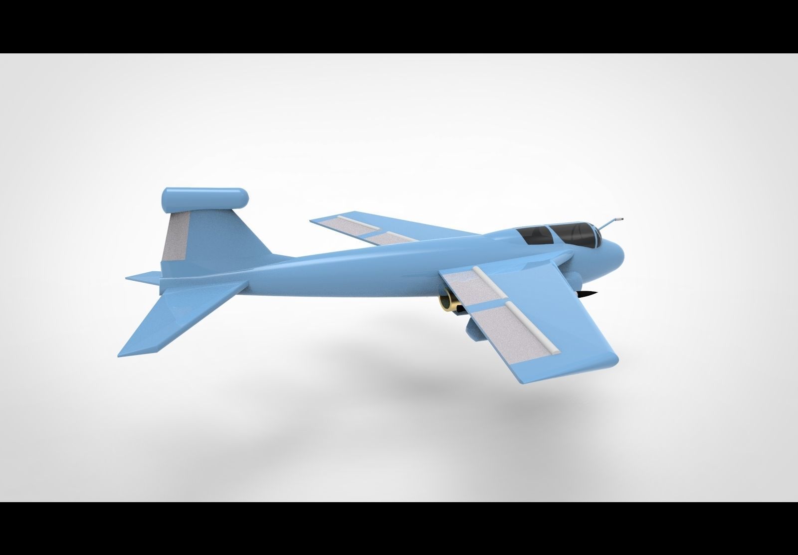 Northrop Grumman EA-6B Prowler 3D model_5