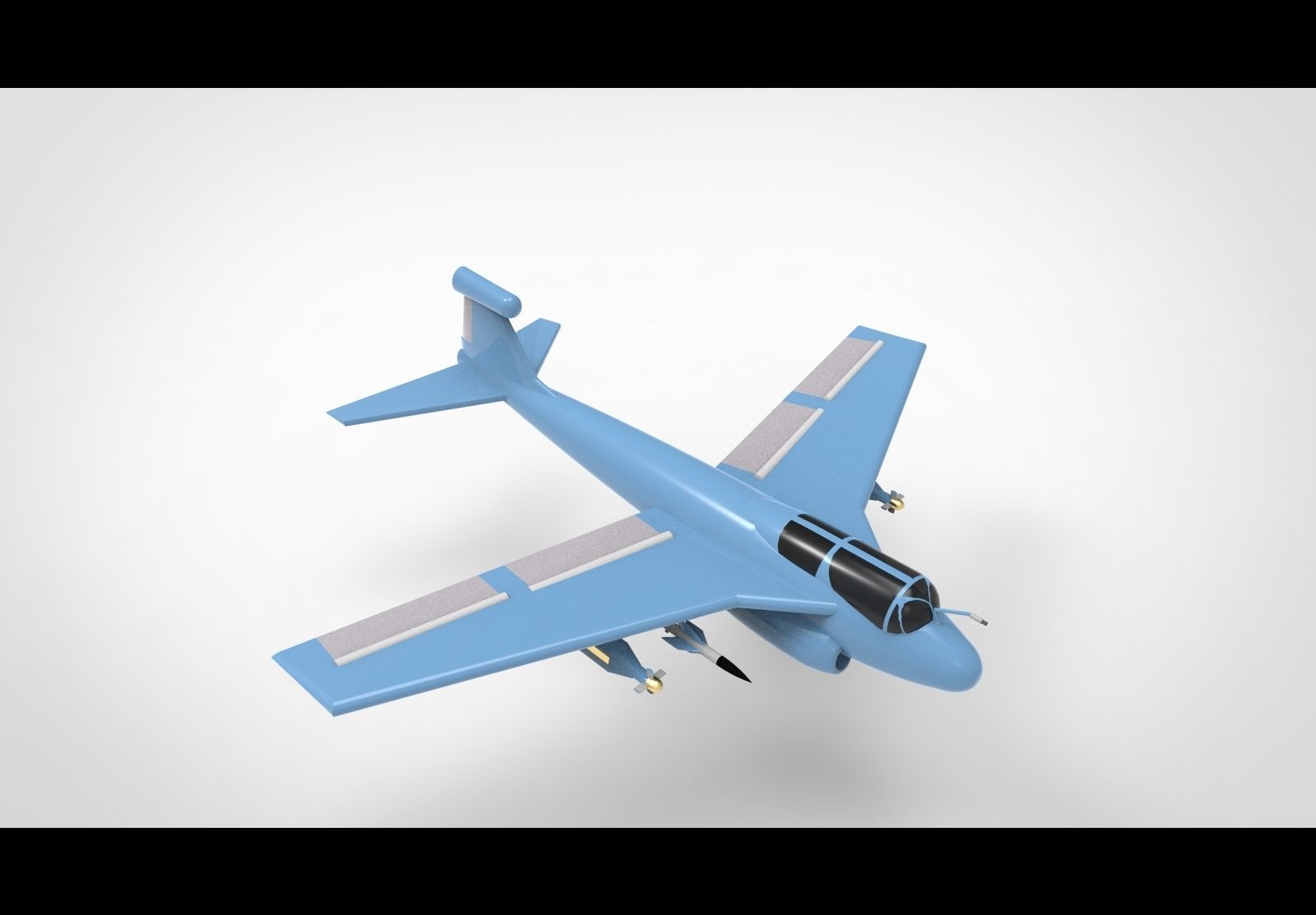 Northrop Grumman EA-6B Prowler 3D model_2