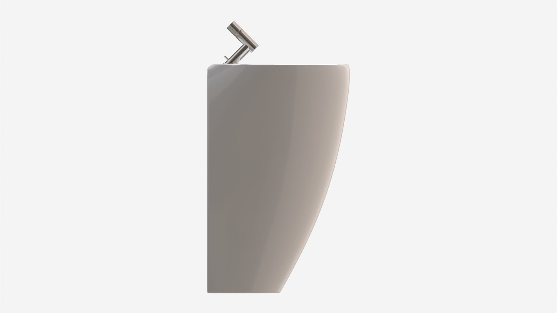 Laufen Ilbagnoalessi Washbasin With Integrated Pedestal 3D model_5