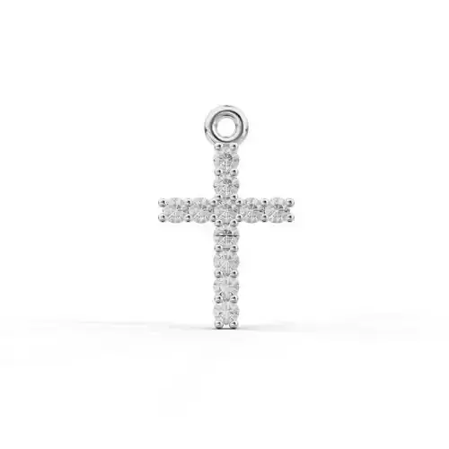 Cross-Pendant-Necklaces Round 1mm 3D print model