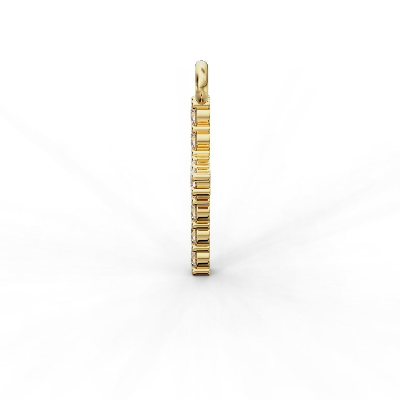 Cross-Pendant-Necklaces Round 1mm 3D print model_6