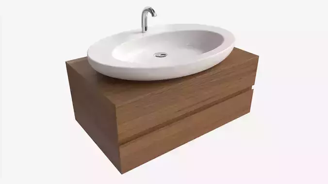 Laufen Ilbagnoalessi Bowl Washbasin 3D model