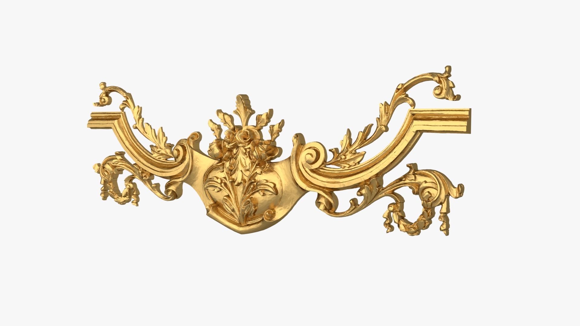 Classic decor ornament 233 3D model_2