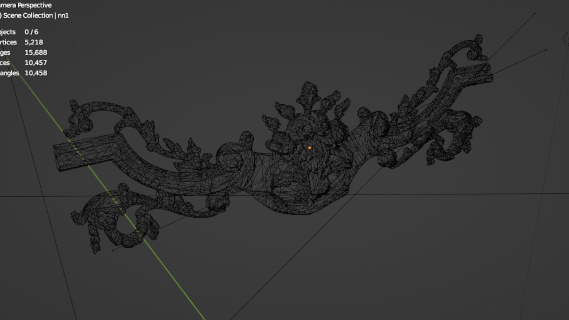 Classic decor ornament 233 3D model_6