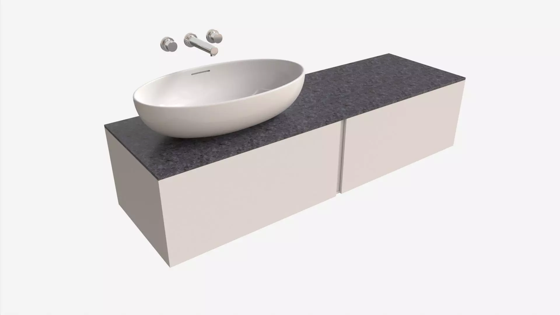 Laufen Ilbagnoalessi Bowl Washbasin With Overflow 3D model_0