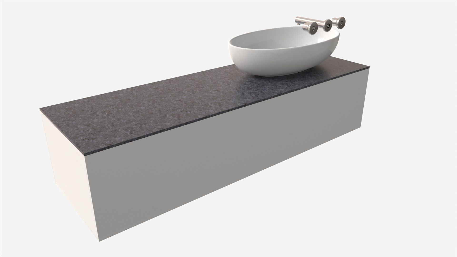 Laufen Ilbagnoalessi Bowl Washbasin With Overflow 3D model_1