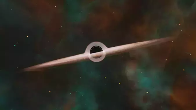 Black hole 3D model cycles