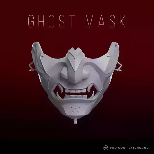 Ghost Mask of Tsushima 3D print model