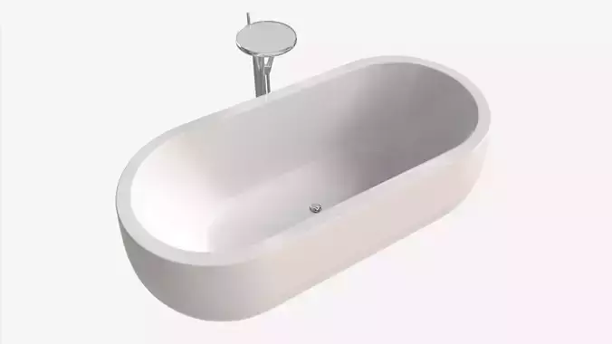 Laufen Ilbagnoalessi Freestanding Bathtub 01
