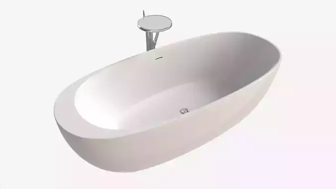 Laufen Ilbagnoalessi Freestanding Bathtub 02