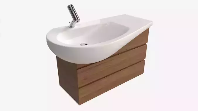 Laufen Ilbagnoalessi Vanity Washbasin 900 01