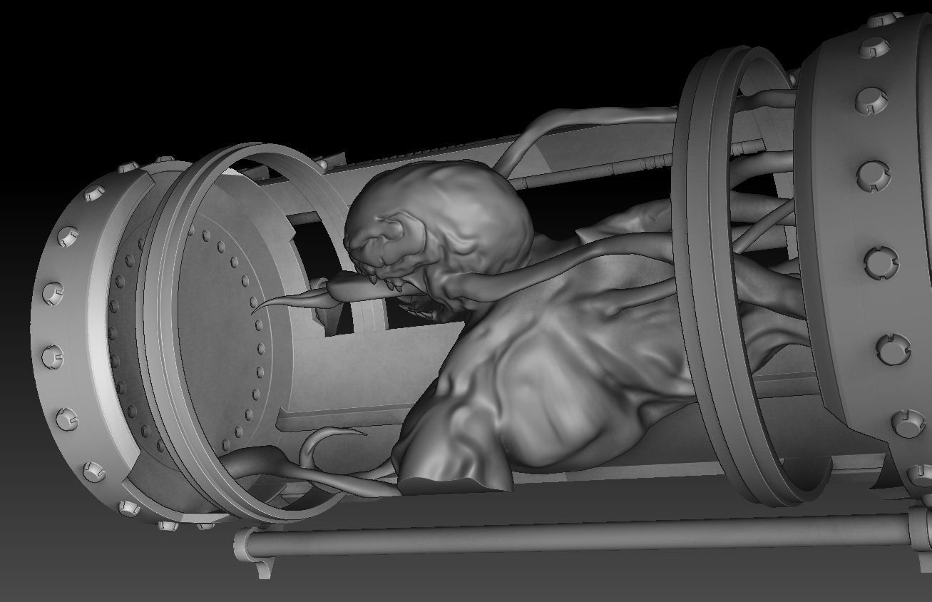 Venom 3D modeling print files 3D print model_16