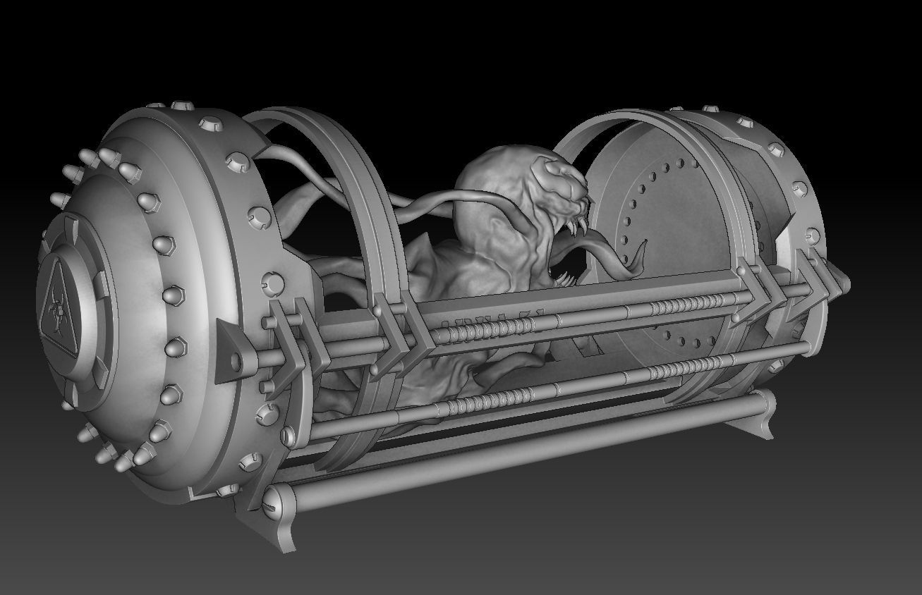 Venom 3D modeling print files 3D print model_9