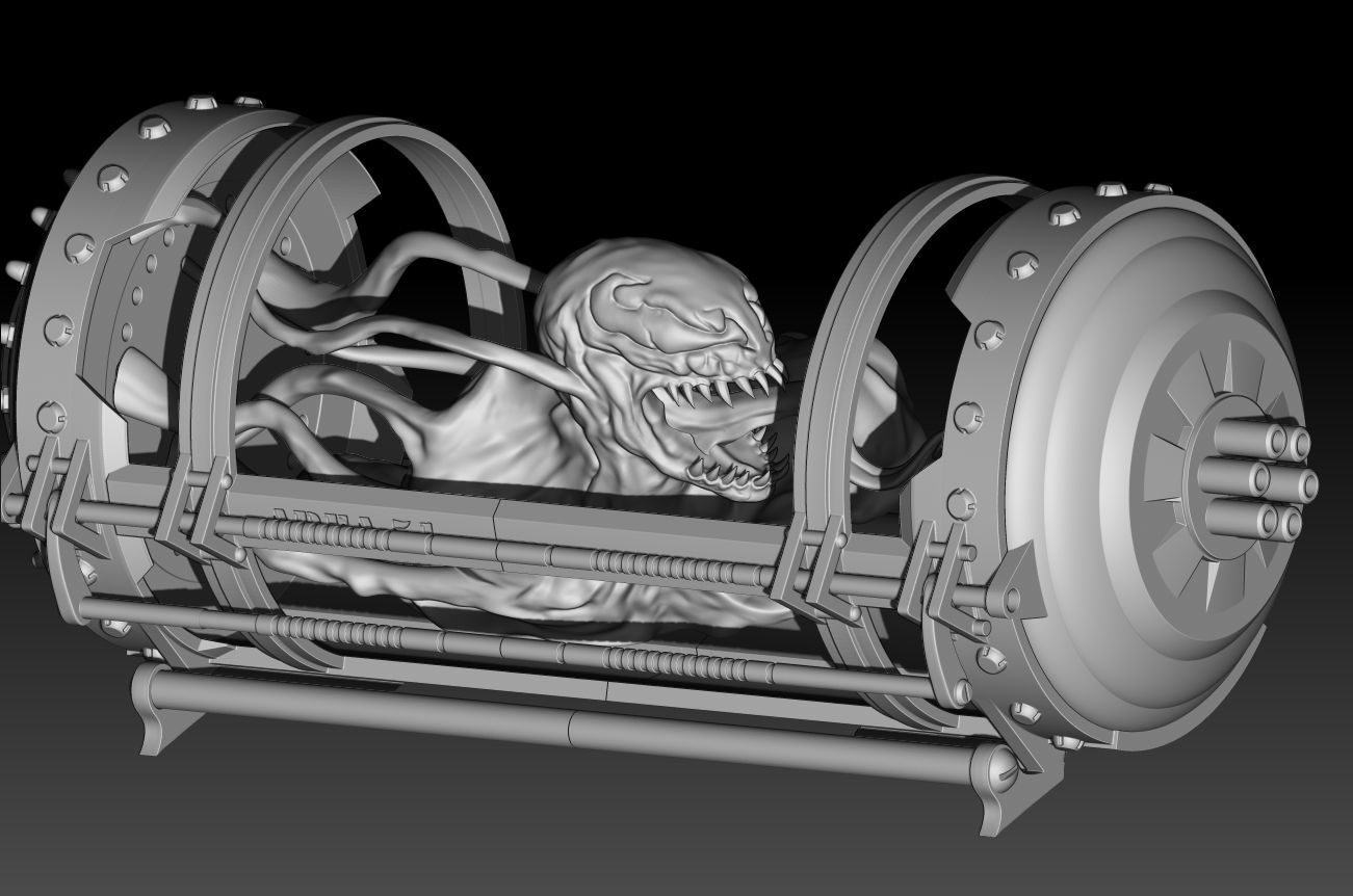 Venom 3D modeling print files 3D print model_3