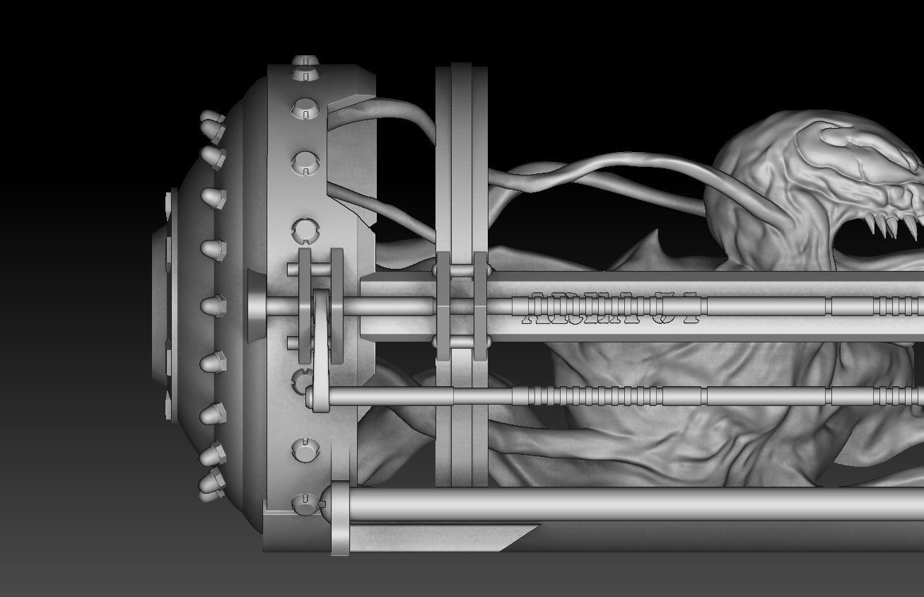 Venom 3D modeling print files 3D print model_6