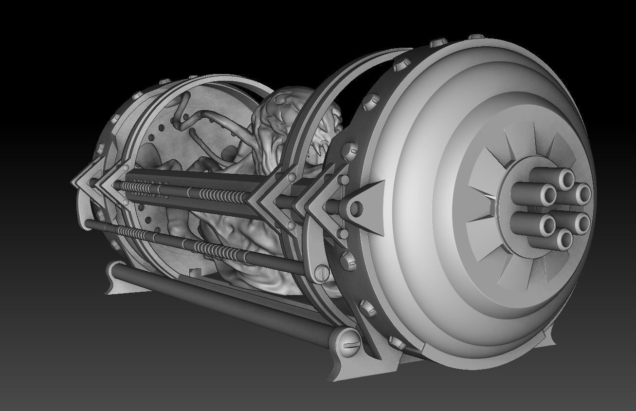 Venom 3D modeling print files 3D print model_11