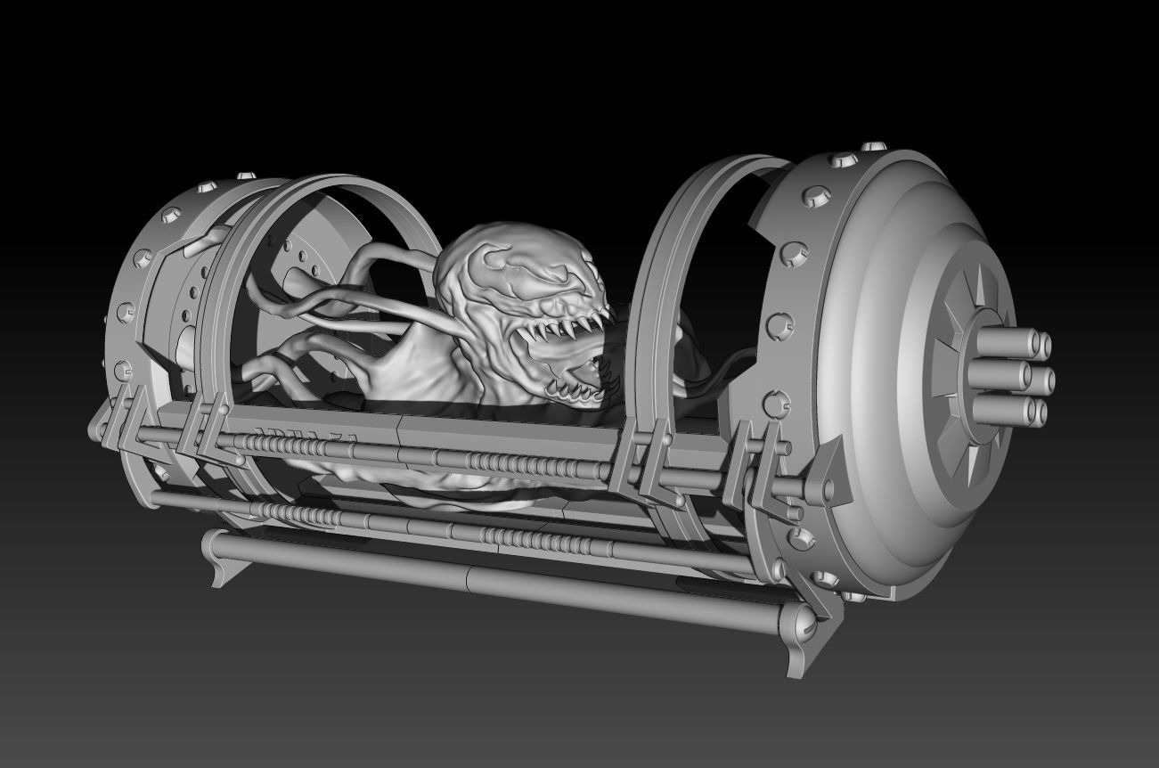 Venom 3D modeling print files 3D print model_7