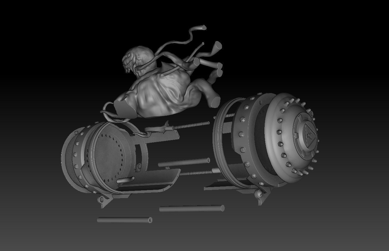 Venom 3D modeling print files 3D print model_29