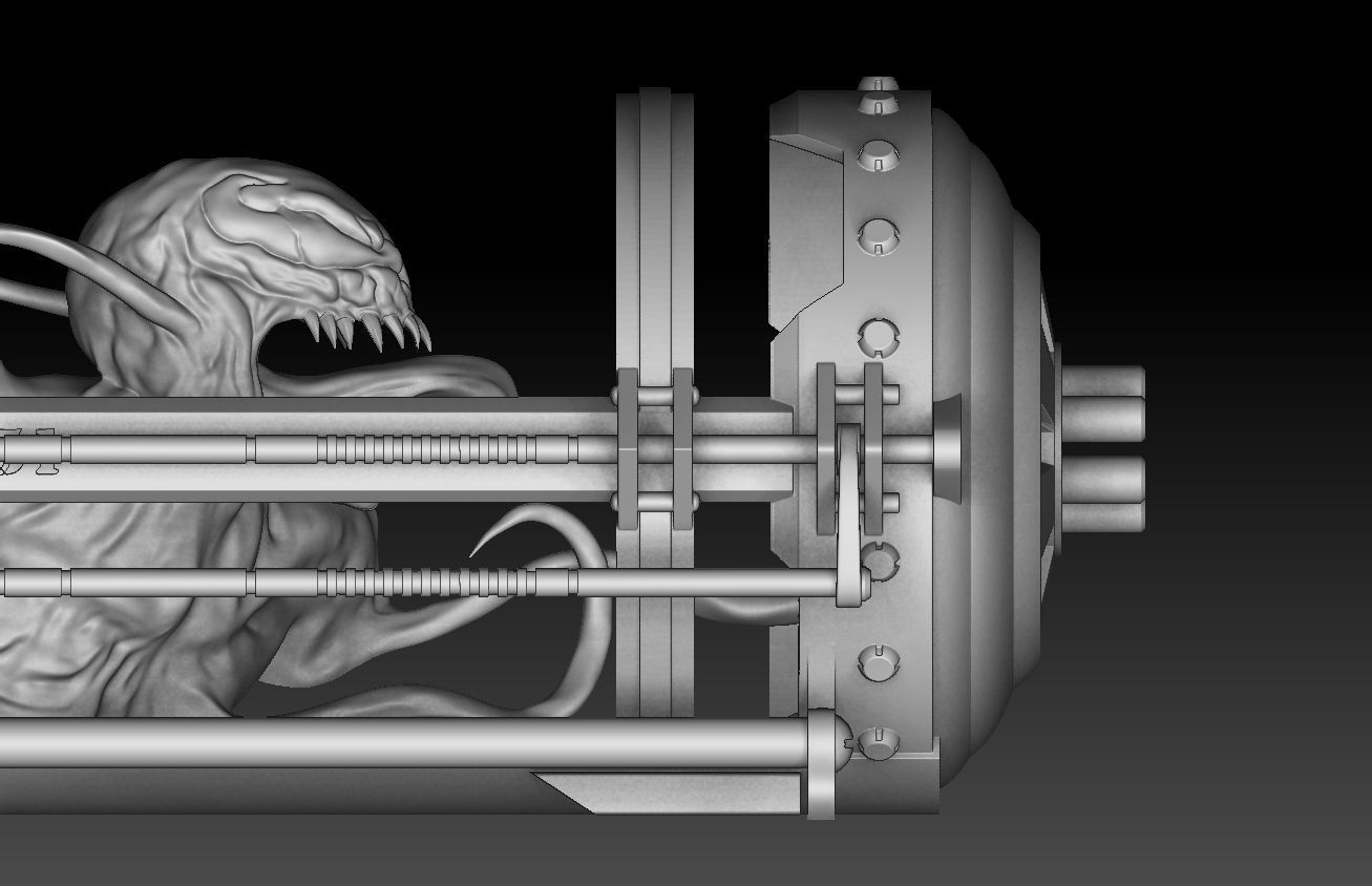 Venom 3D modeling print files 3D print model_4