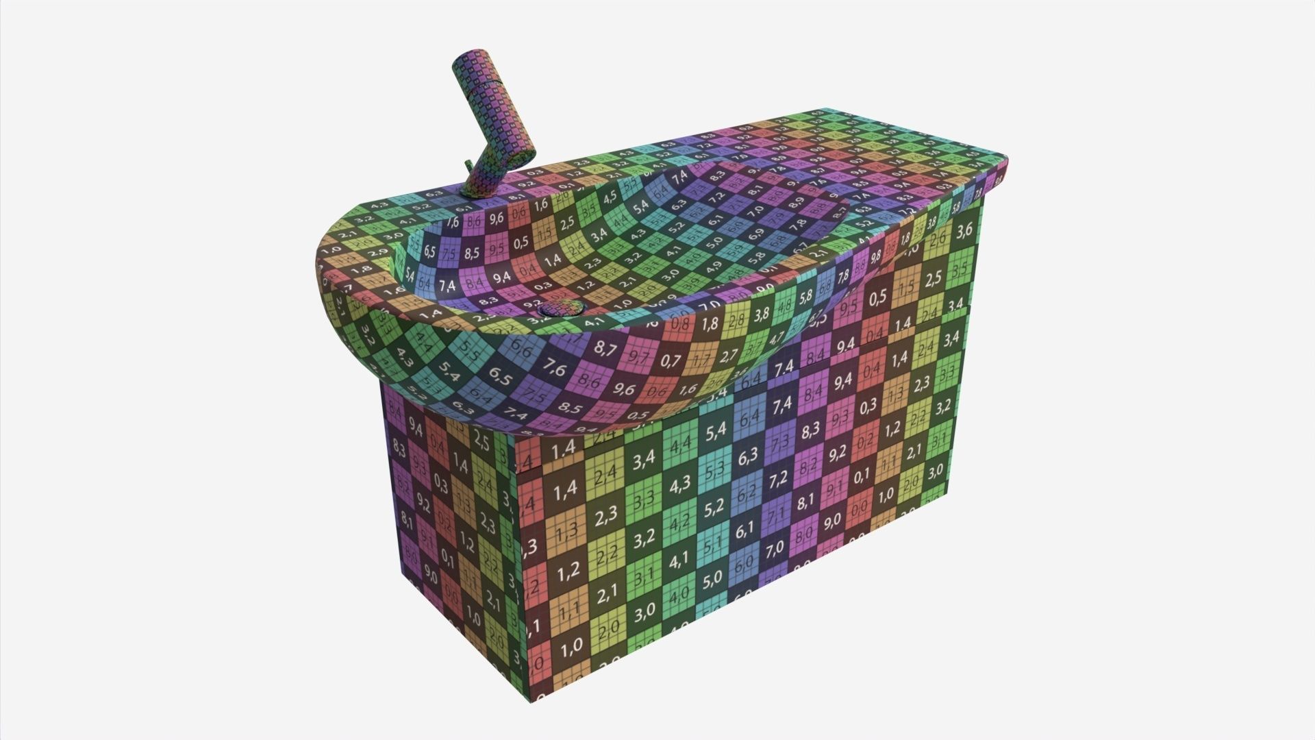 Laufen Ilbagnoalessi Vanity Washbasin 900 02 3D model_7