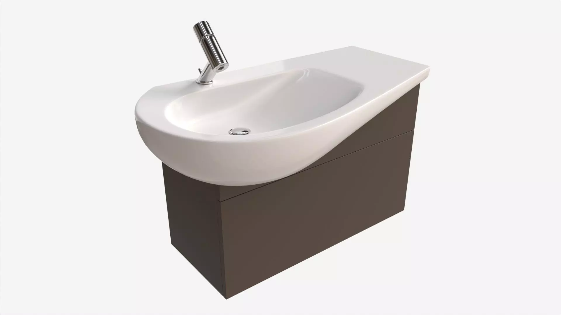 Laufen Ilbagnoalessi Vanity Washbasin 900 02 3D model_0