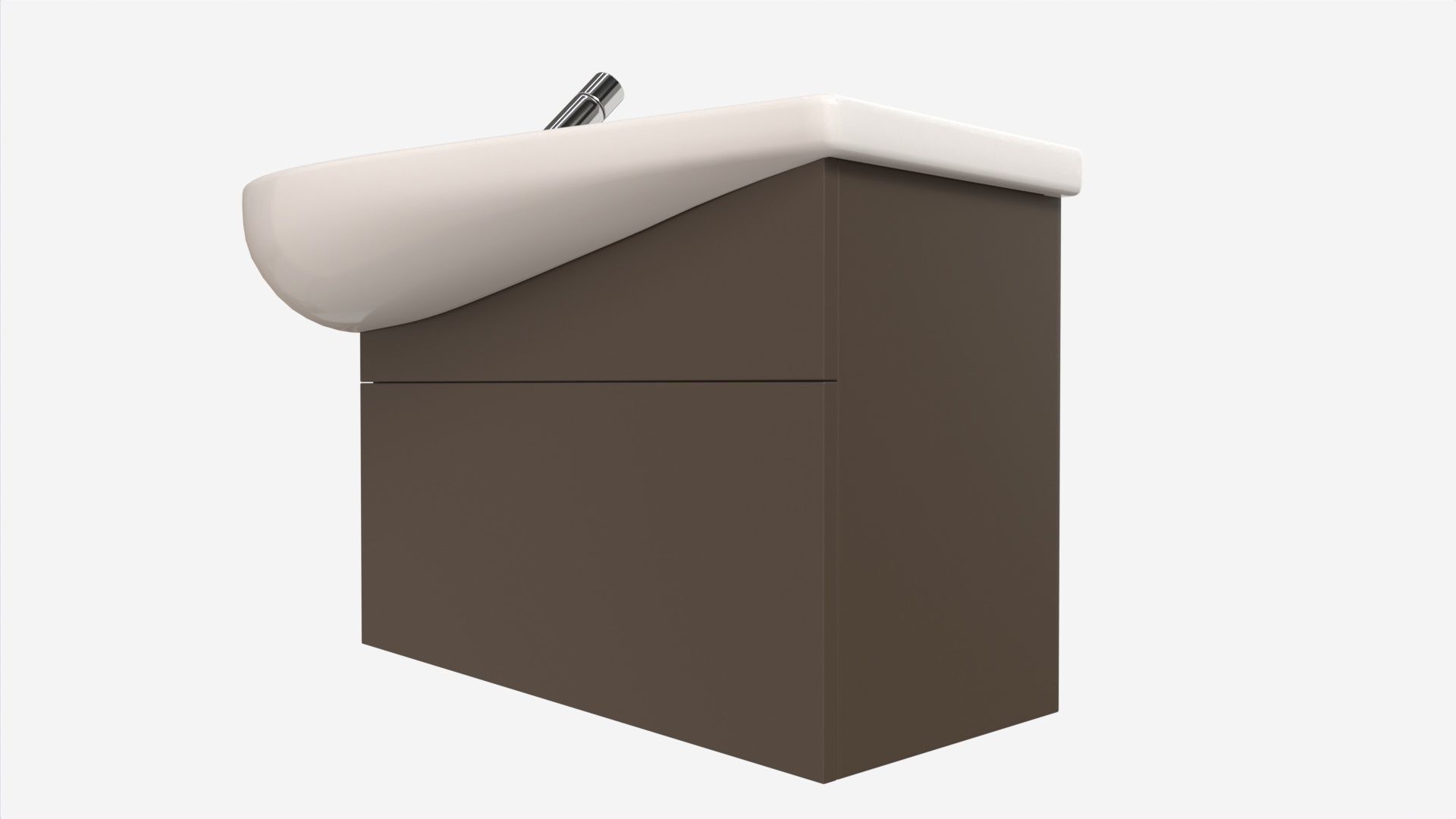 Laufen Ilbagnoalessi Vanity Washbasin 900 02 3D model_1