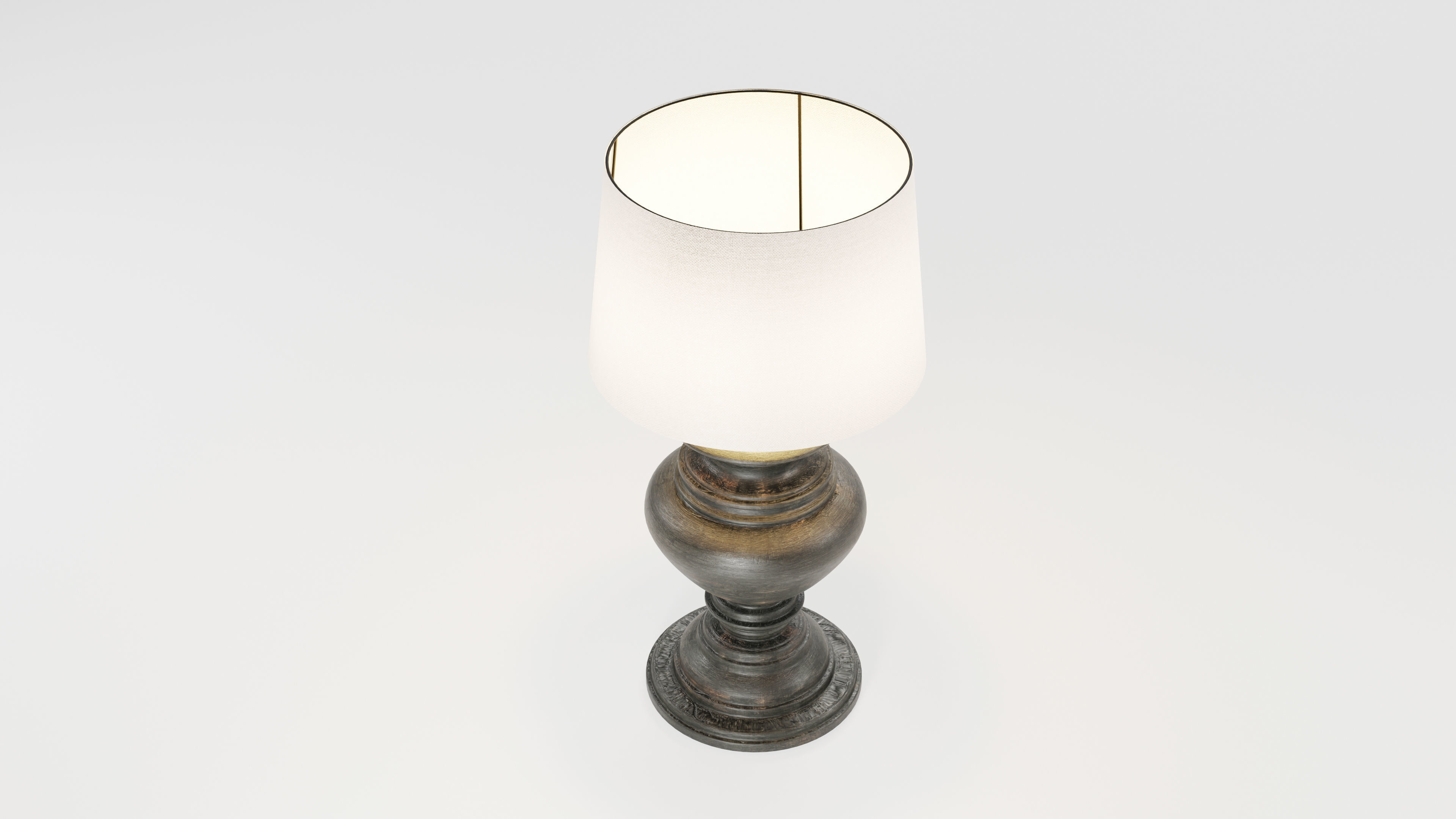 Wooden Lampshade 3D model_3