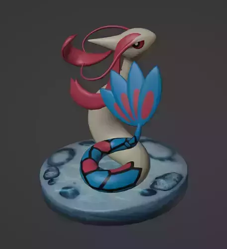 Milotic pokemon 3D print model